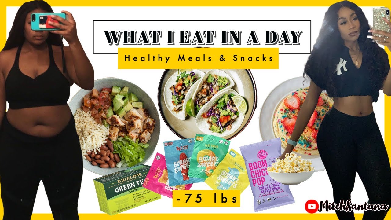 What I eat In a day | Easy and Quick Weight Loss Meals & Snacks | What I ate to lose 75+ Pounds