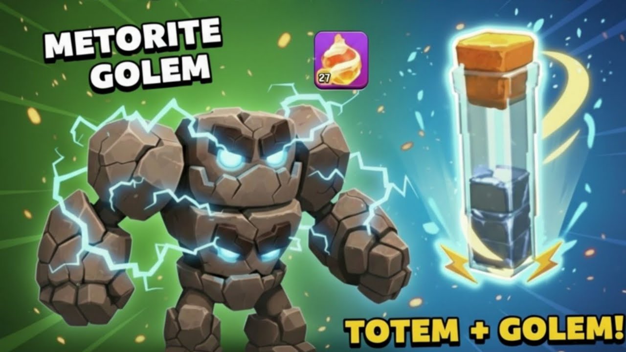 🔥 INSANE TH17 Attack! Fireball + Totem Spell + Meteorite Golem | Clash of Clans