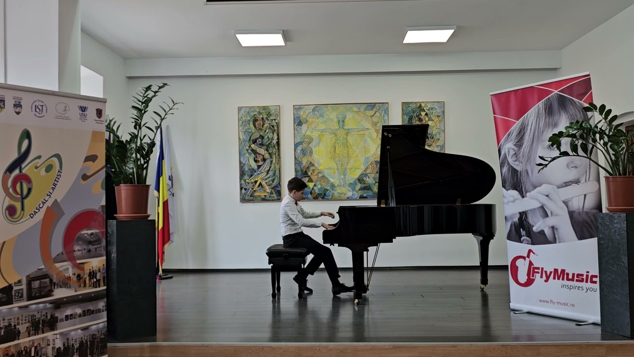 Damian Ciortan plays Camille Saint-Saëns - Etude en forme de Valse, op.52, nr. 6a