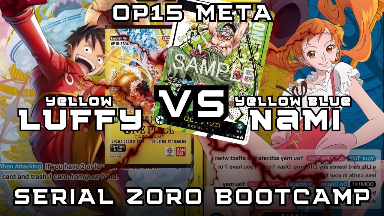 Yellow Luffy ST29 黄ルフィ VS Blue Yellow Nami 青黄ナミ | OP15 | OPTCG | StreetFoodKingsPH