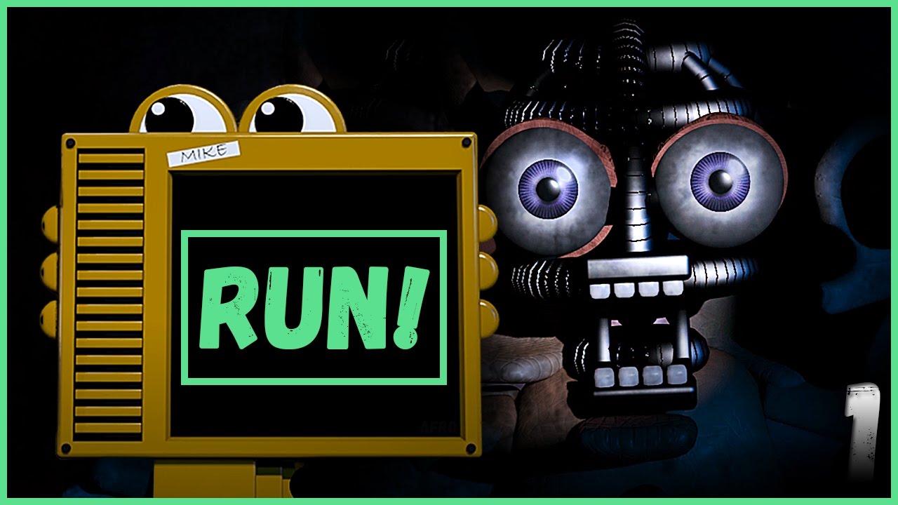 FNAF Sister Location | SO SCARY, RUN!! | Five Nights At Freddy's: Sister Location Part 1