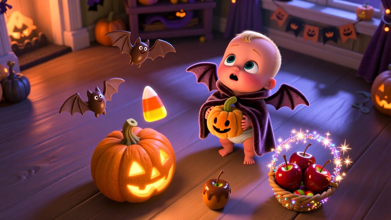 Halloween Night With Baby | Fun Nursery Rhyme Song for Kids