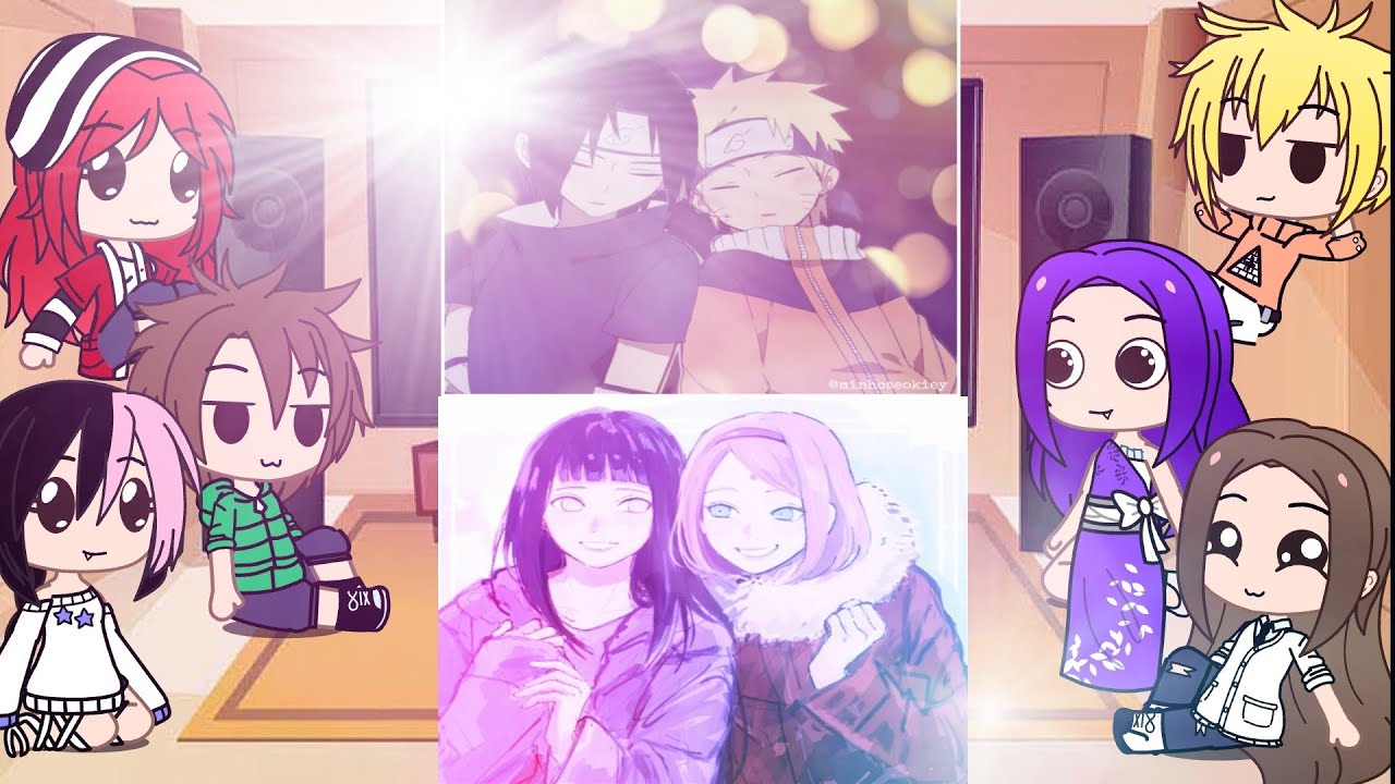 pais do sasuke, Hinata, sakura e Naruto reagindo (narusasu, sakuhina)