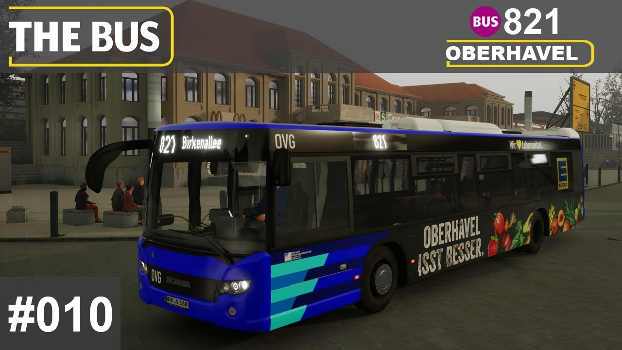 THE BUS 🚌[#10] Heute steht Oranienburg/Oberhavel auf dem Fahrplan![🗺️Linie 821][MOD-MAP][LET'S PLAY]