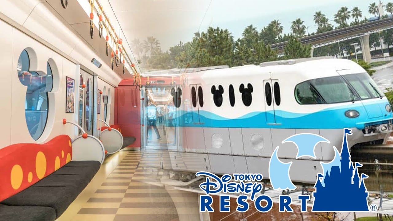 Tokyo Disney Resort Line Full Ride | Monorail Cockpit View!