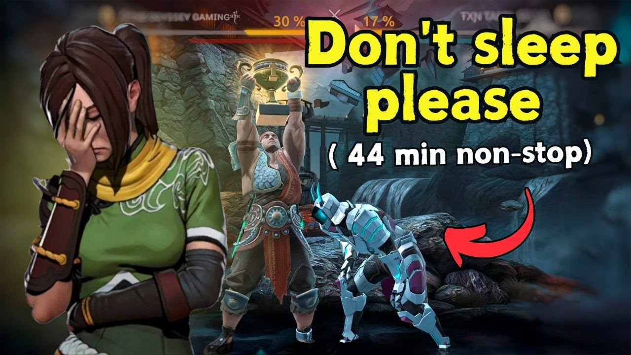 Watch this video in 2x Speed 😴 Asia's Top Rank Passive player Gameplay || Shadow Fight 4 Arena