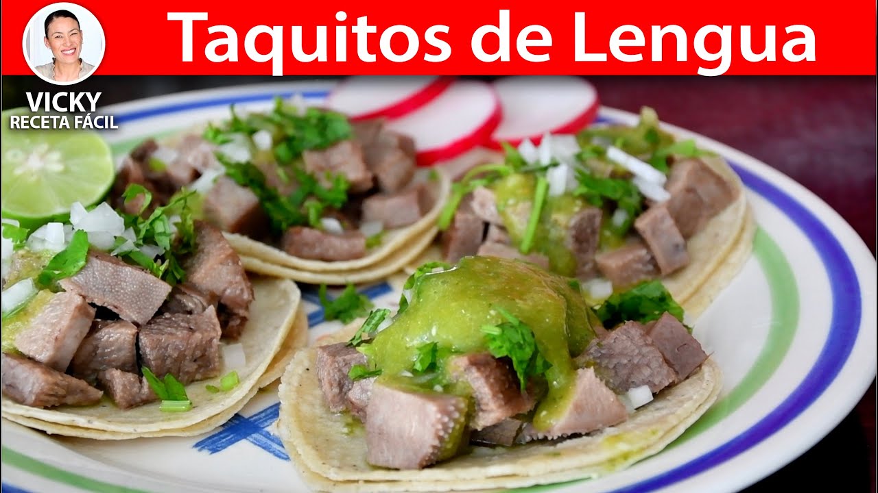 TACOS DE LENGUA | Vicky Receta Facil