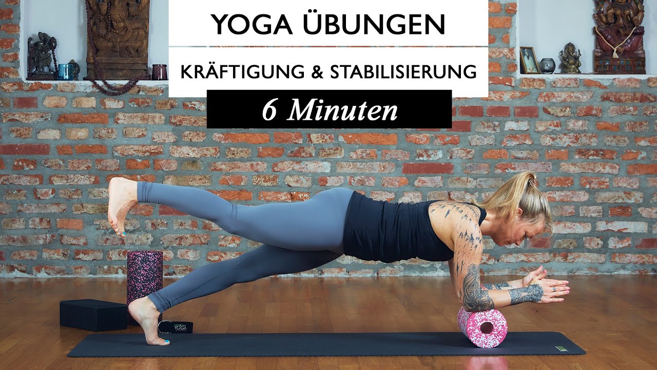 Yoga Übungen zur Kräftigung und Stabilisierung - Mit der Blackroll Faszienrolle und Patrick Broome