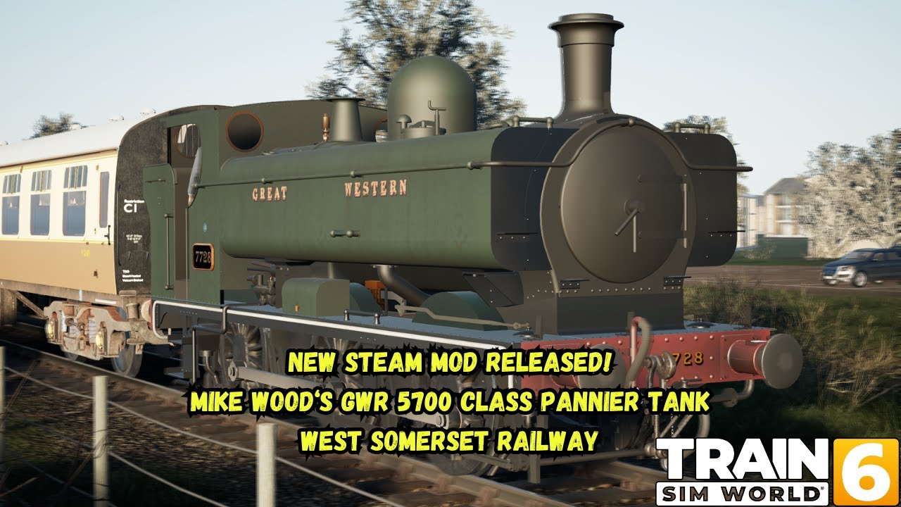 NEW Steam Mod Released! | Mike Wood‘s GWR 5700 Class Pannier Tank | West Somerset Railway | TSW6
