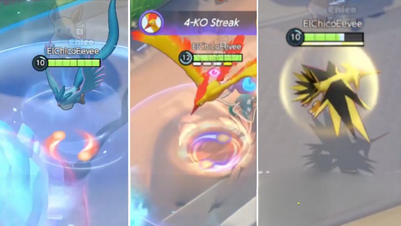 ZAPDOS, ARTICUNO, MOLTRES - POK&Eacute;MON UNITE
