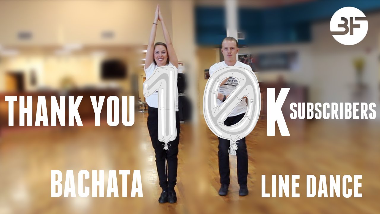 Easy Bachata Solo Line Dance for Beginners | Thank you for 10k subscribers!!
