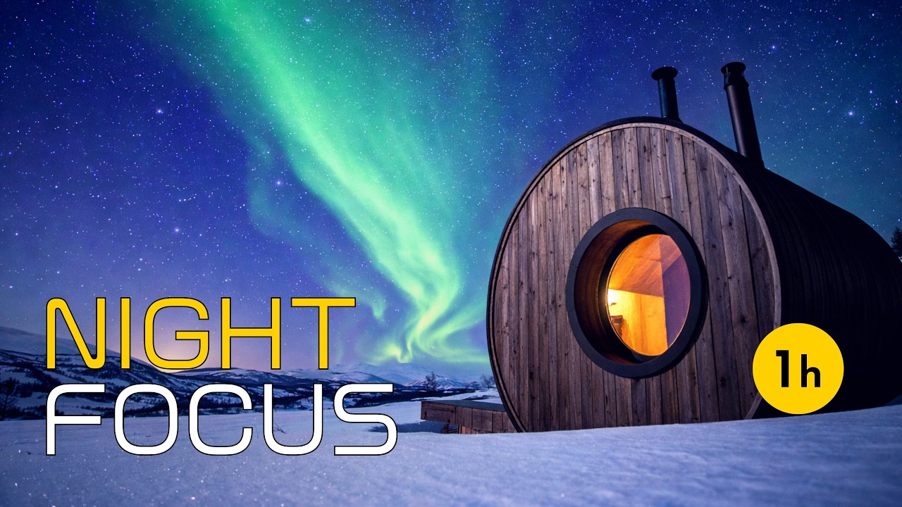 Aurora Borealis Cabin - 1 Hour Focused Work Session