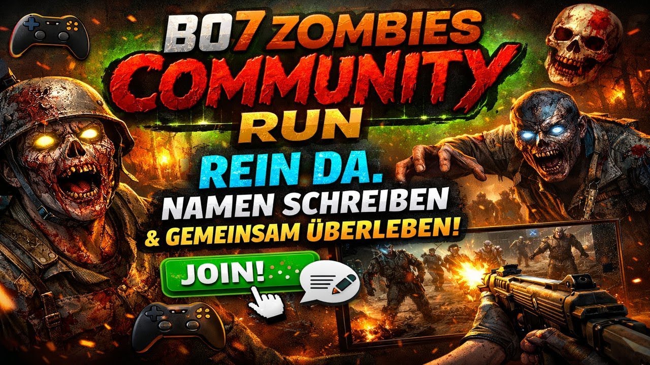 💀 BO7 ZOMBIES EASTER EGG RUN mit EUCH! Abonnenten zocken mit!