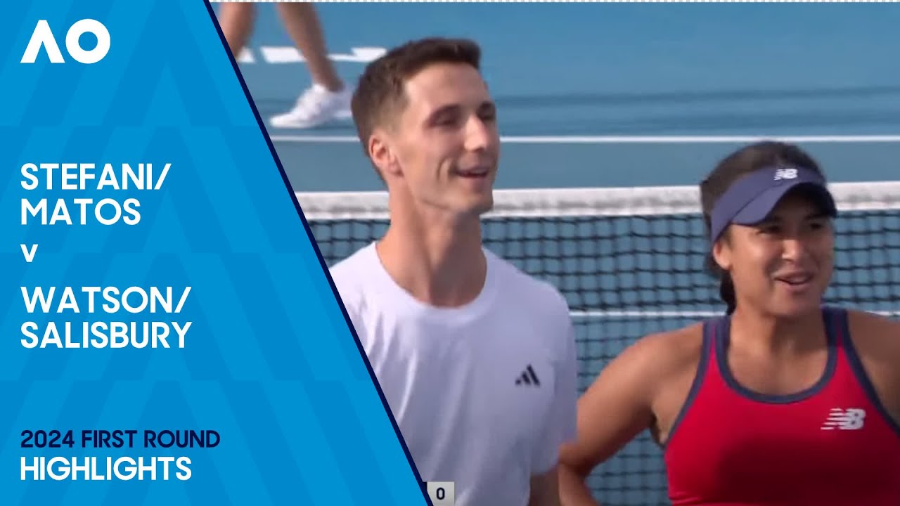 Matos/Stefani v Salisbury/Watson Highlights | Australian Open 2024 First Round