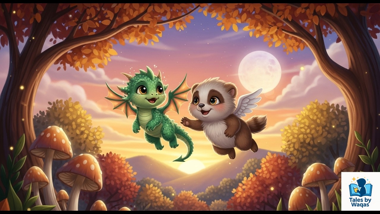 The Baby Dragon Who Learned to Fly 🐉 Cute Bedtime Story with Friendship Moral