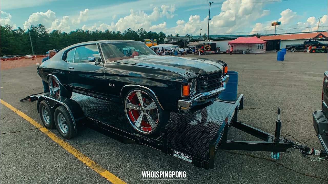 Clean chevelle on 24s tuckin hard