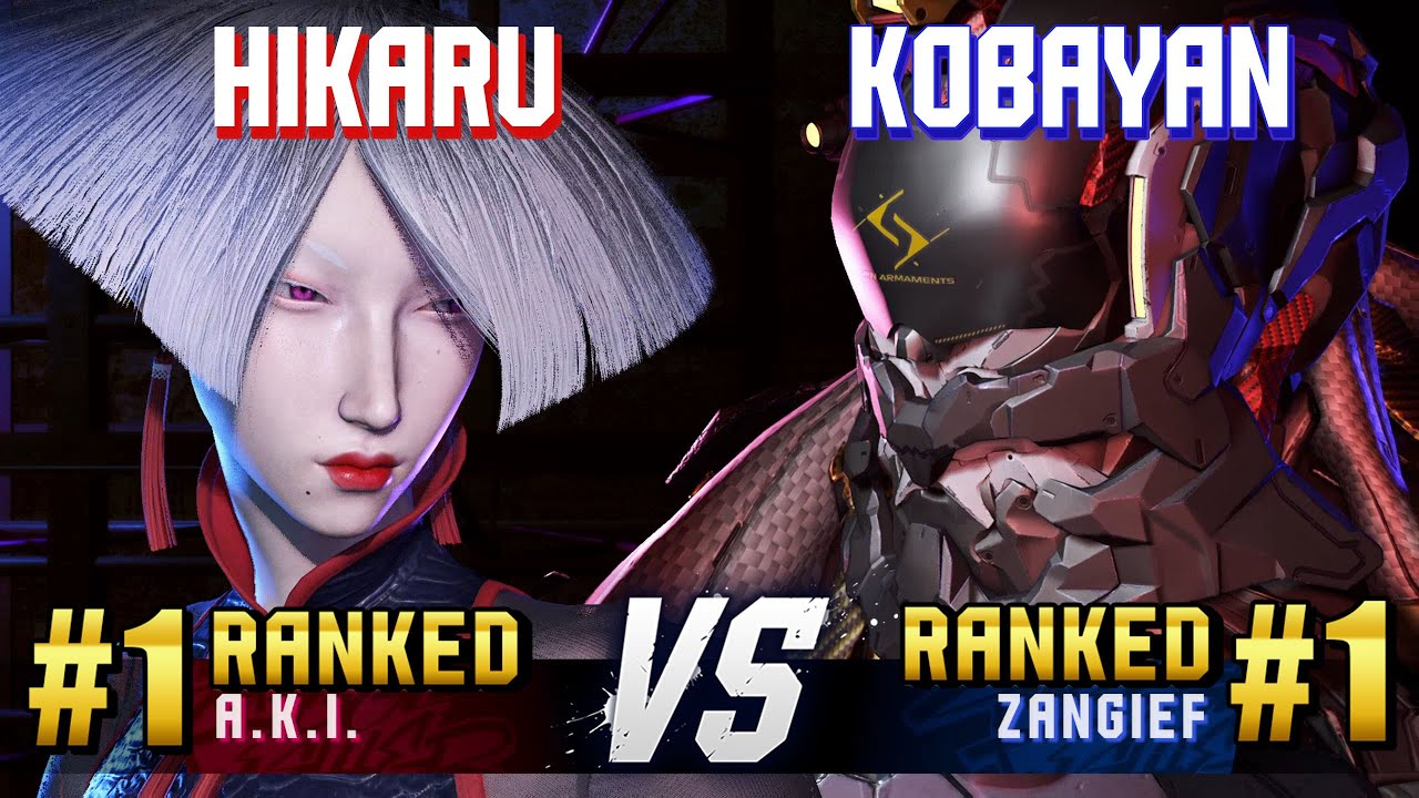 SF6 ▰ HIKARU (#1 Ranked A.K.I.) vs KOBAYAN (#1 Ranked Zangief) ▰ High Level Gameplay