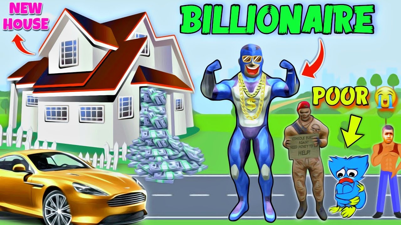 ''Rope Hero's BILLIONAIRE Life in GTA 5: The Rope Hero Story''