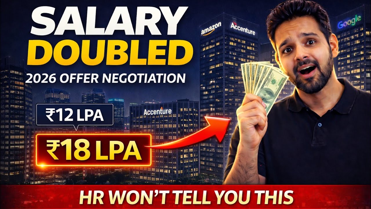 Mastering Salary Negotiation 2026 | Increase Your Starting Package Before Joining