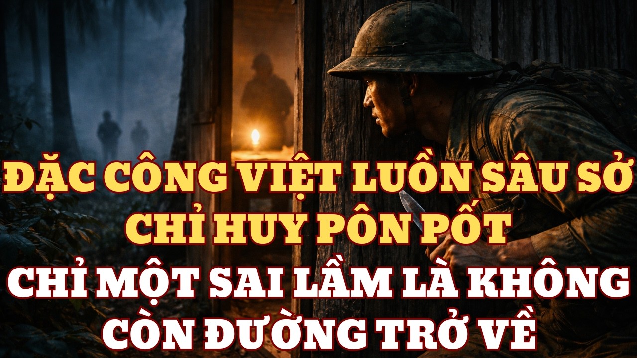Đặc Công Việt Luồn Sâu SỞ CHỈ HUY Pôn Pốt - Chỉ MỘT SAI LẦM Là Không Còn Đường Trở Về |