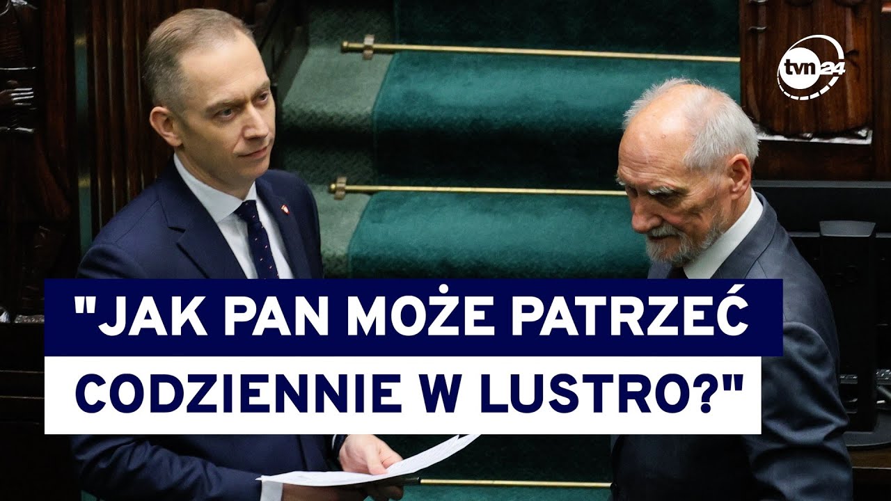 Tomczyk do Macierewicza: Czemu pan jest jeszcze posłem? @TVN24
