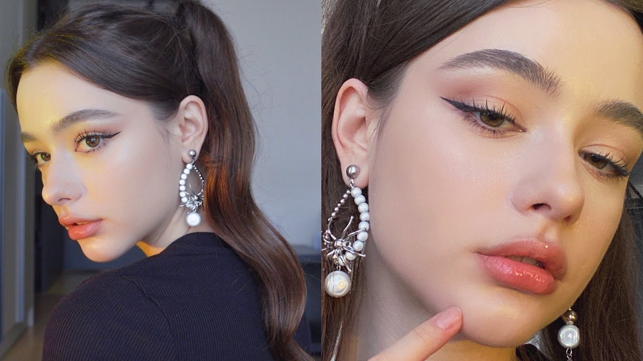 baddie makeup ♡ идеальные стрелки | лисий взгляд | популярный тикток макияж~