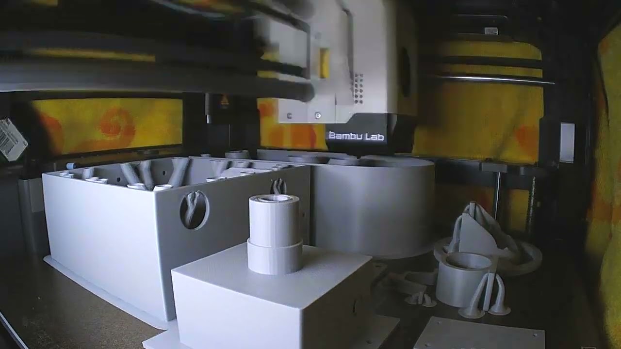 P1P printing a plate of ASA parts