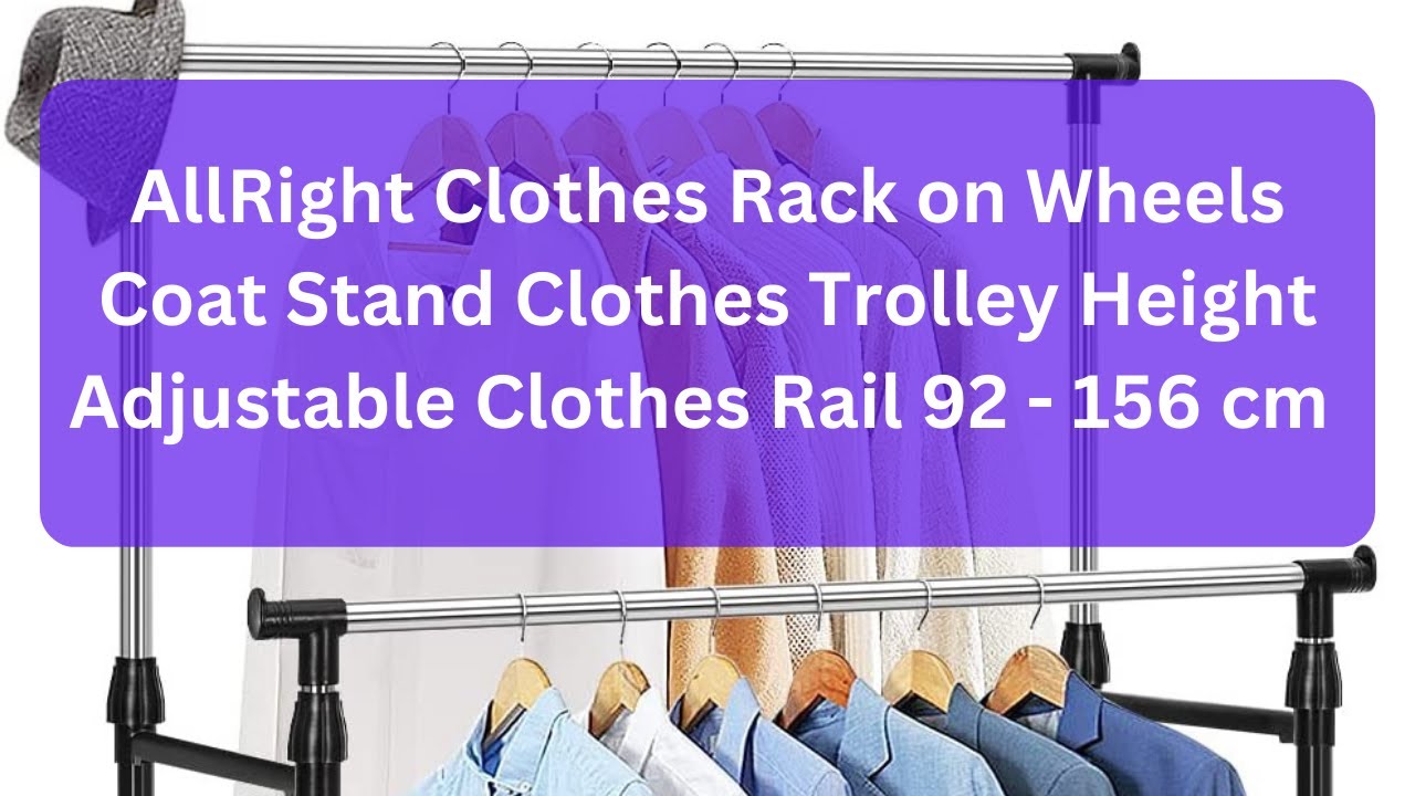 Unboxing & Assembling the AllRight Clothes Rack with Wheels!