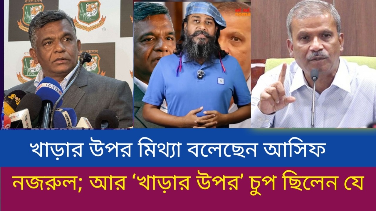 খাড়ার উপর মিথ্যা বলেছেন আসিফ নজরুল; আর ‘খাড়ার উপর’ চুপ ছিলেন যে বুলবুল-