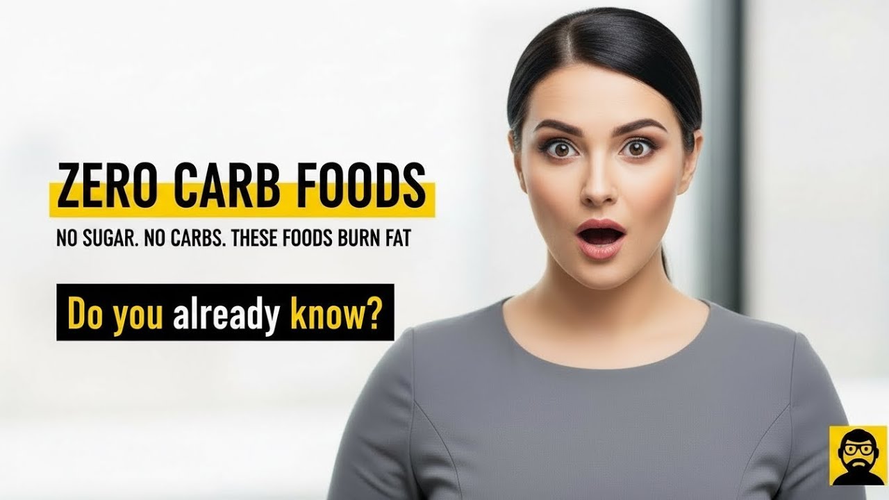 12 HEALTHIEST Foods With No Carbs & No Sugar [UNBELIEVABLE]