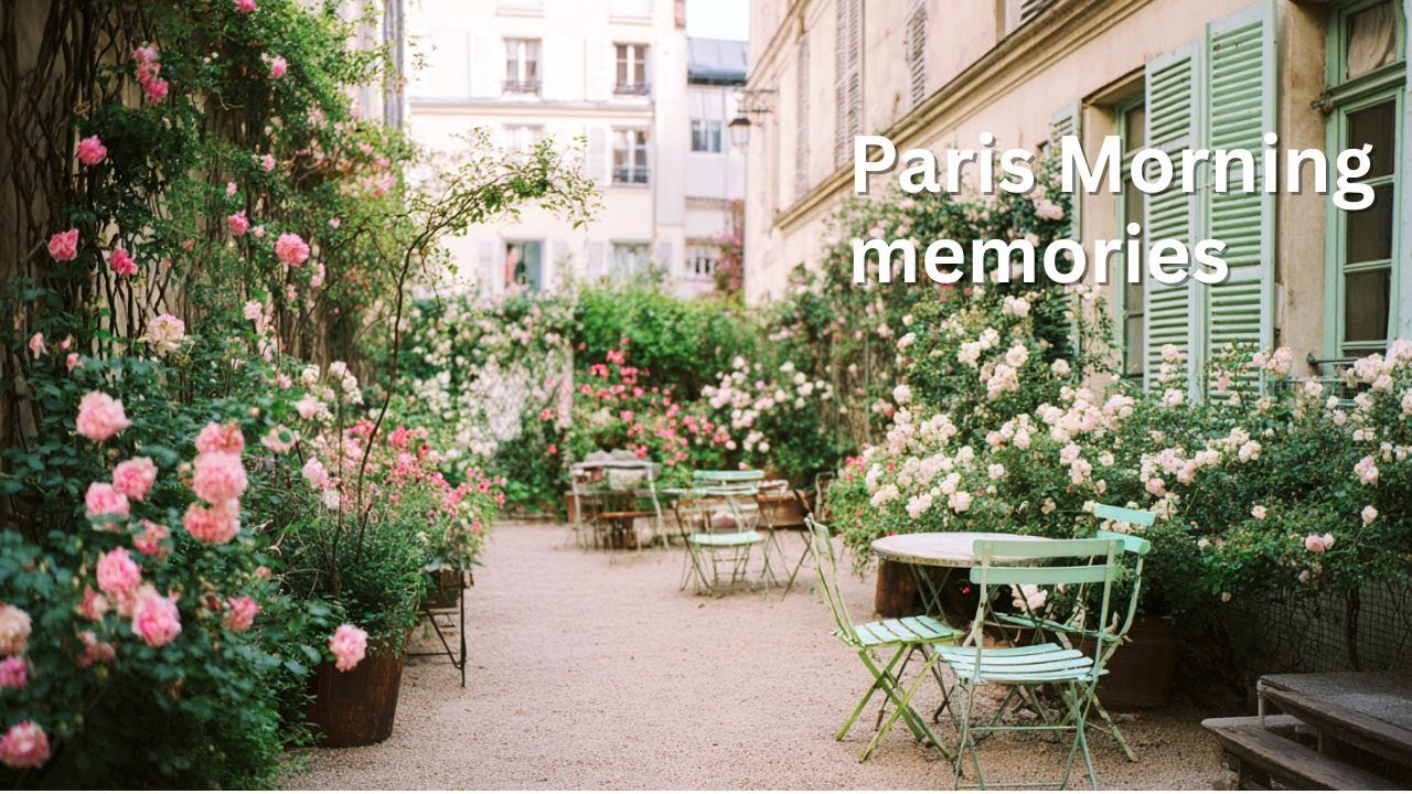 Paris Morning Memories - Four Seasons and Us | Soft French Songs for a gentle start