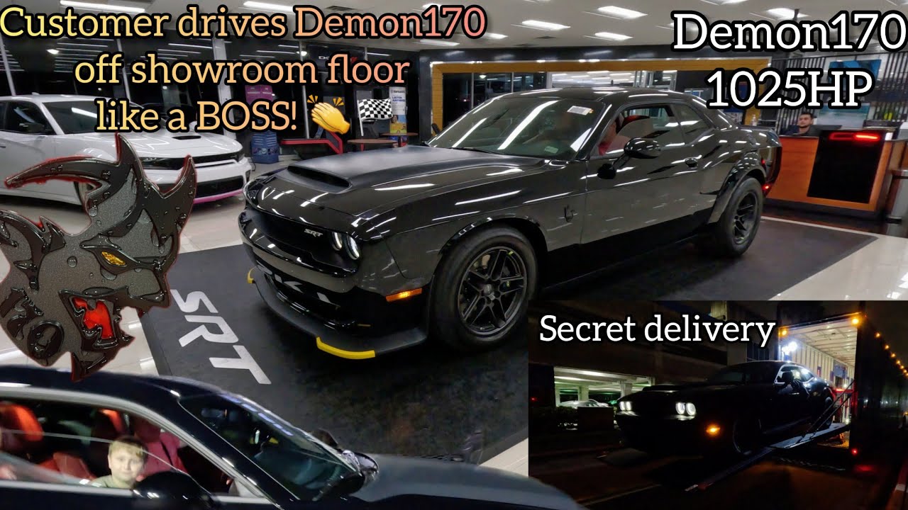 TOP-SECRET 😈 How 2023 Dodge Demon 170 are dealer delivered