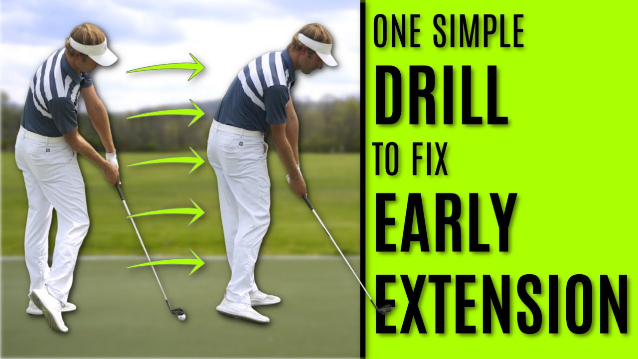 GOLF: One Simple Drill To Fix Early Extension