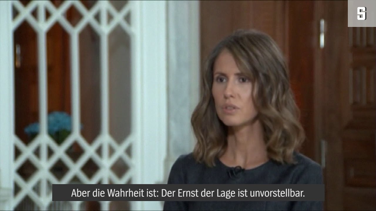 Erster Auftritt seit Kriegsbeginn: Interview mit Asma al-Assad | DER SPIEGEL