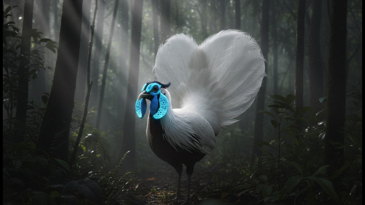 Scientists Baffled: The 'Alien' Bird Of Borneo's Physics-Defying Mating Dance Caught On Camera!