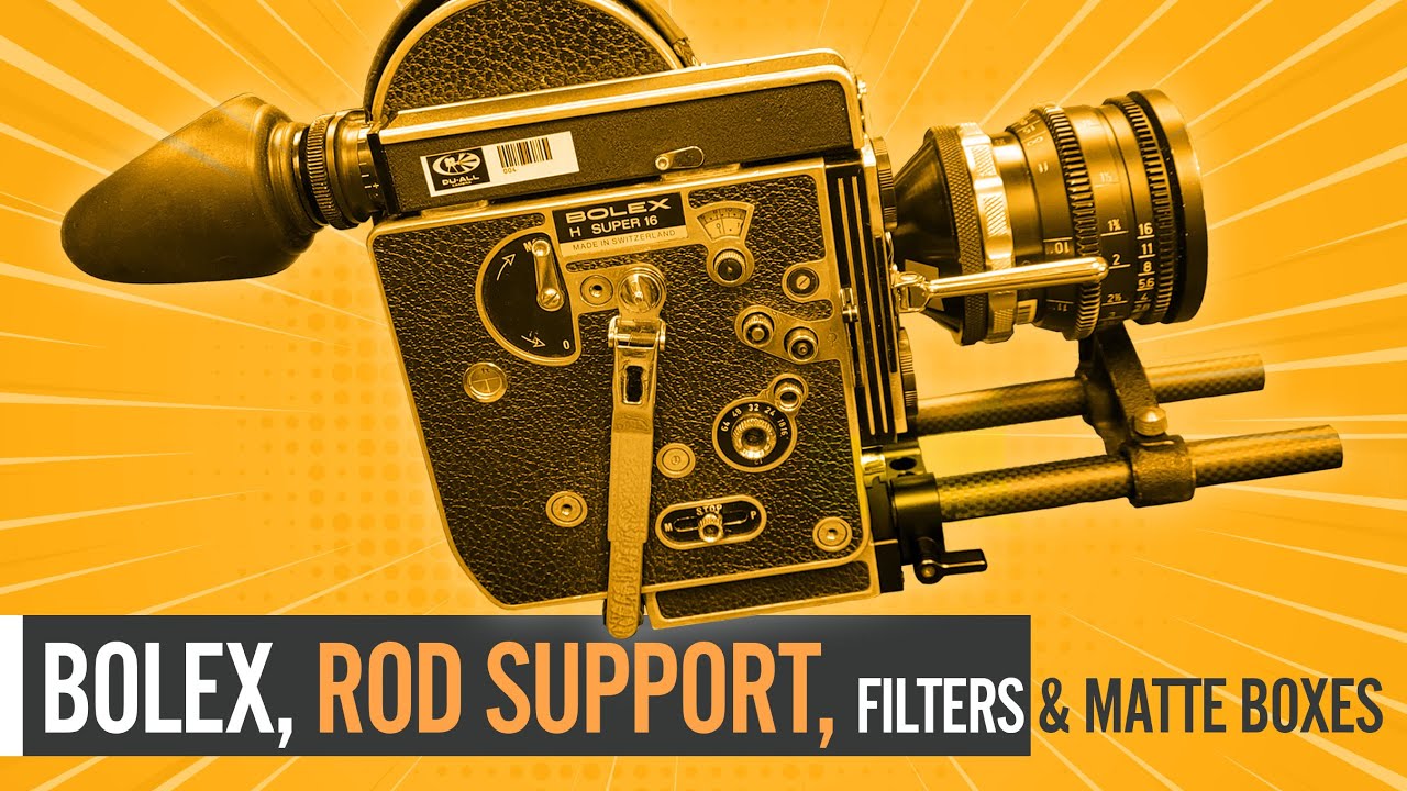 New Rod Support Accessory for Bolex Cameras.