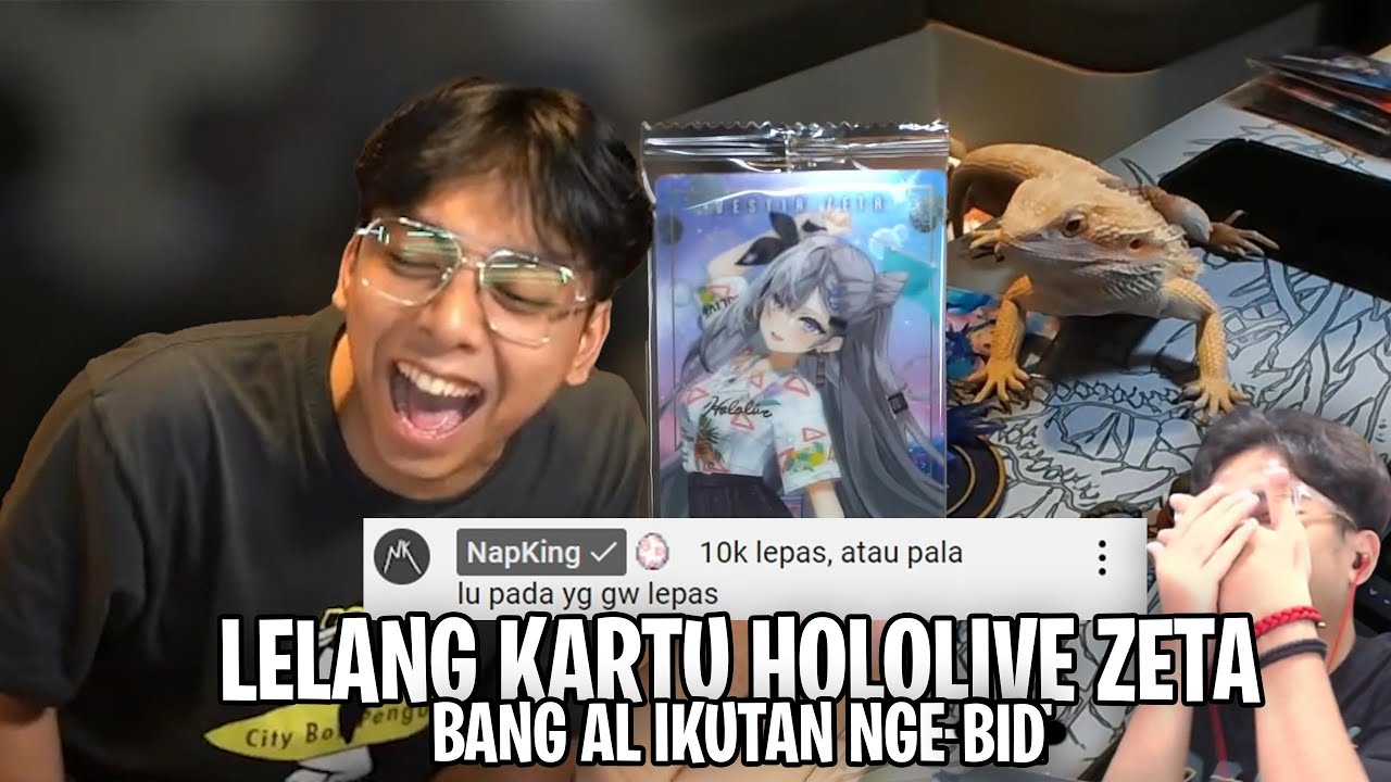 Bang AL ikutan nge-bid lelang kartu zeta di bang Upi