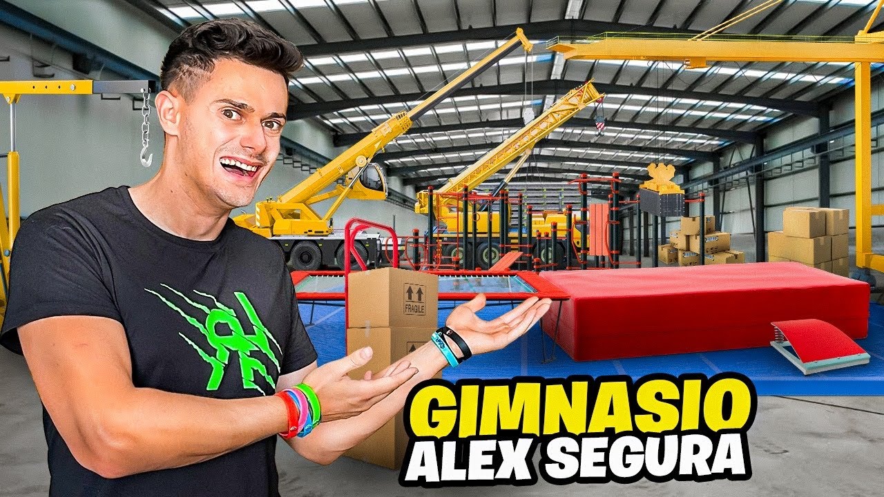CONSTRUYENDO el GIMNASIO de PARKOUR ÁLEX SEGURA LR😍