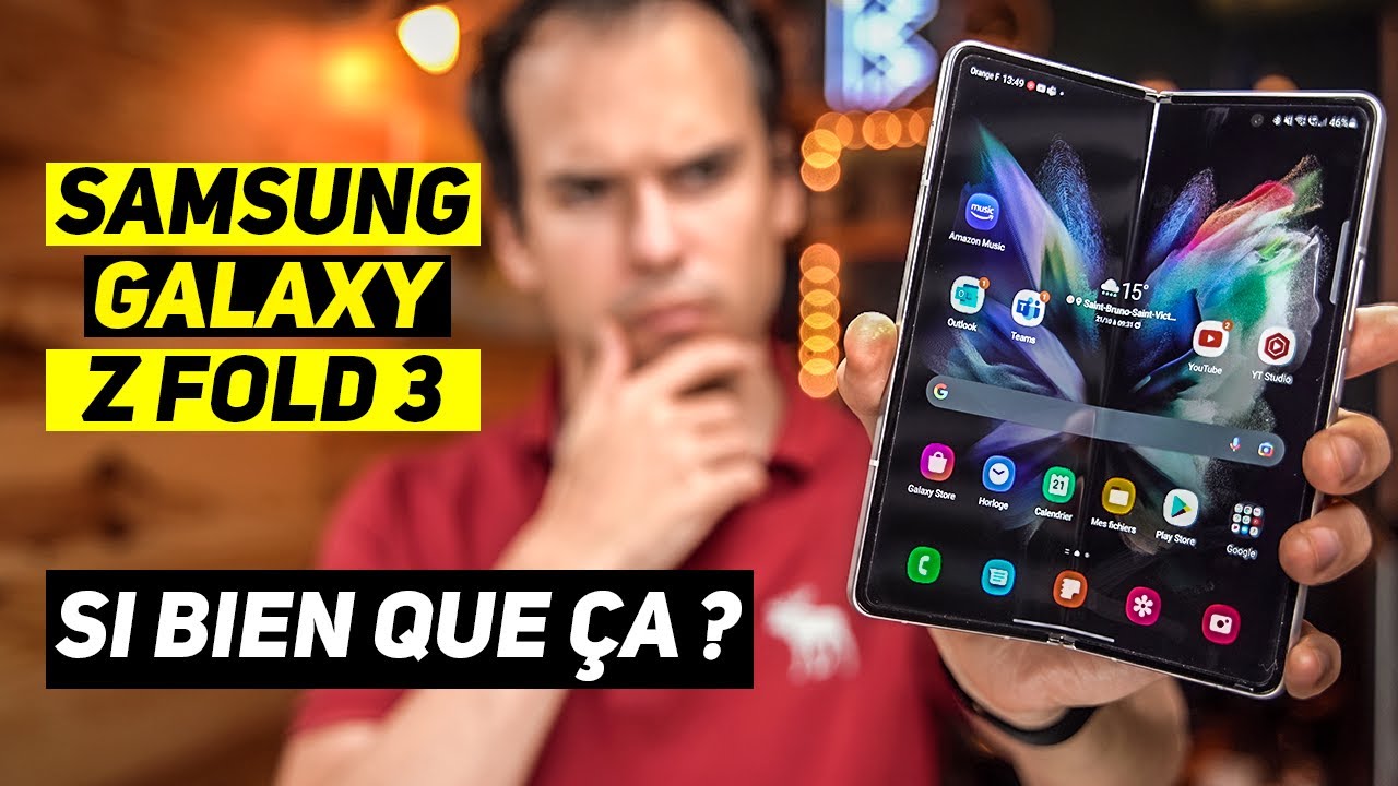 Un jour avec le SAMSUNG Z FOLD 3 - A QUOI SERT UN TELEPHONE PLIABLE ? TEST TERRAIN COMPLET