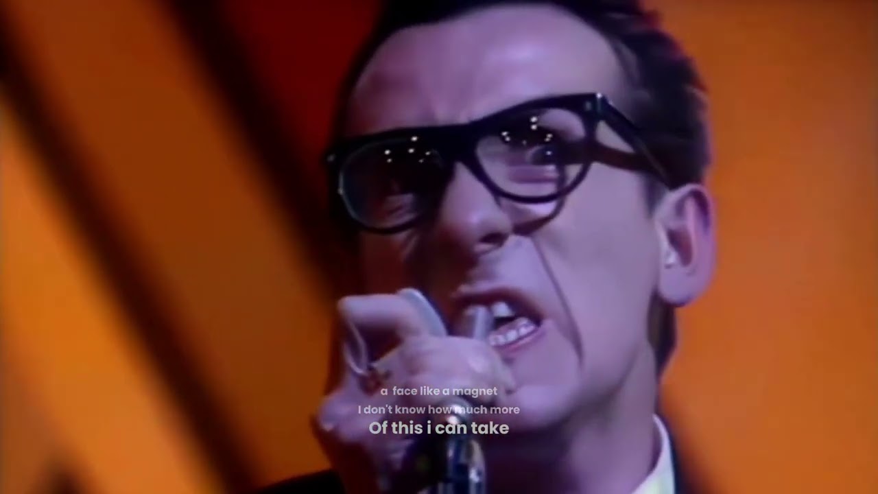 Elvis Costello - Watching the Detectives (TOTP 1977 with Lyrics)