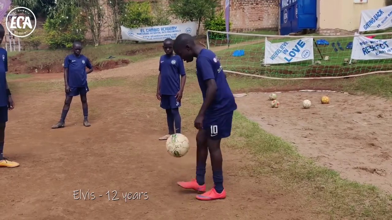 African football academy players showing off amazing football skills!