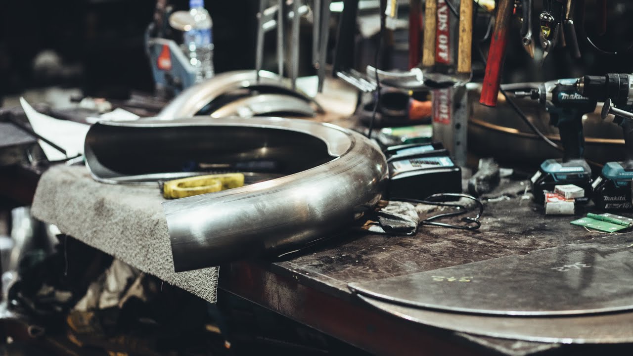 Vintage Steel: Making Mudguards for Classic Motorcycles