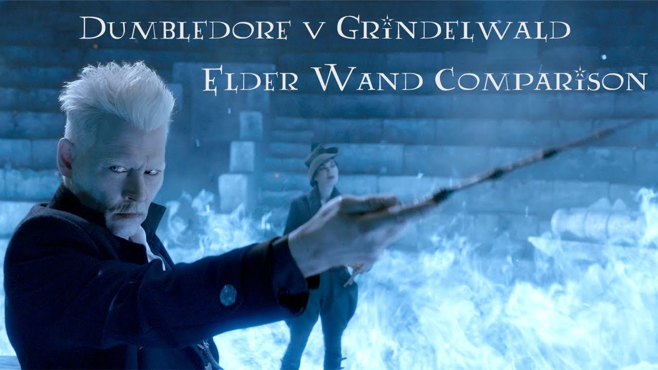 Comparing Dumbledore and Grindelwald's ELDER WAND! | The Noble Collection