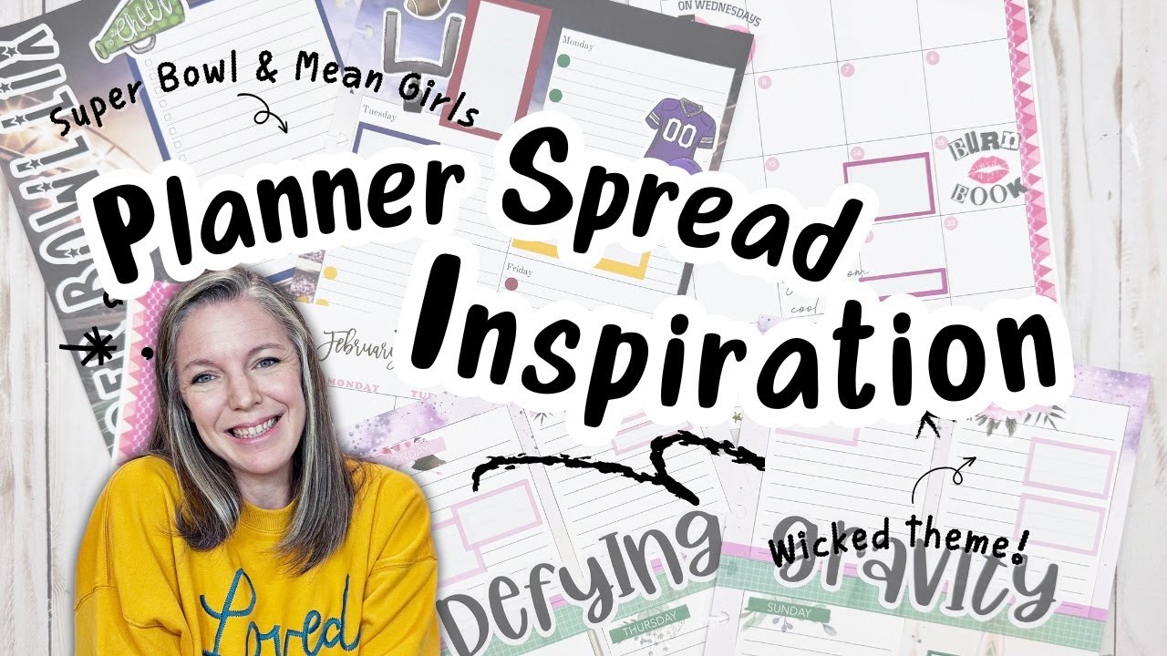 Planner Spread Inspiration | Custom Planner Spreads