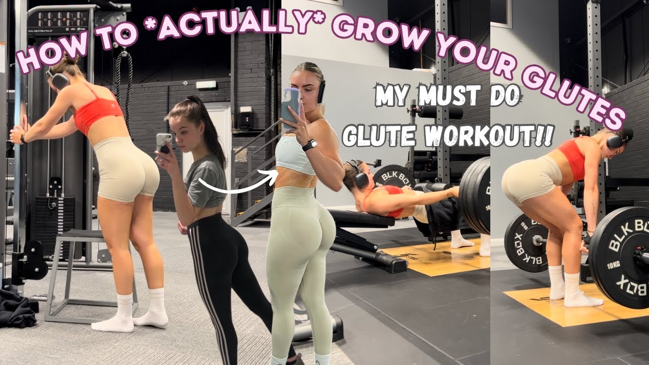 HOW I *ACTUALLY* GREW MY GLUTES | my must do glute workout and top 5 tips!