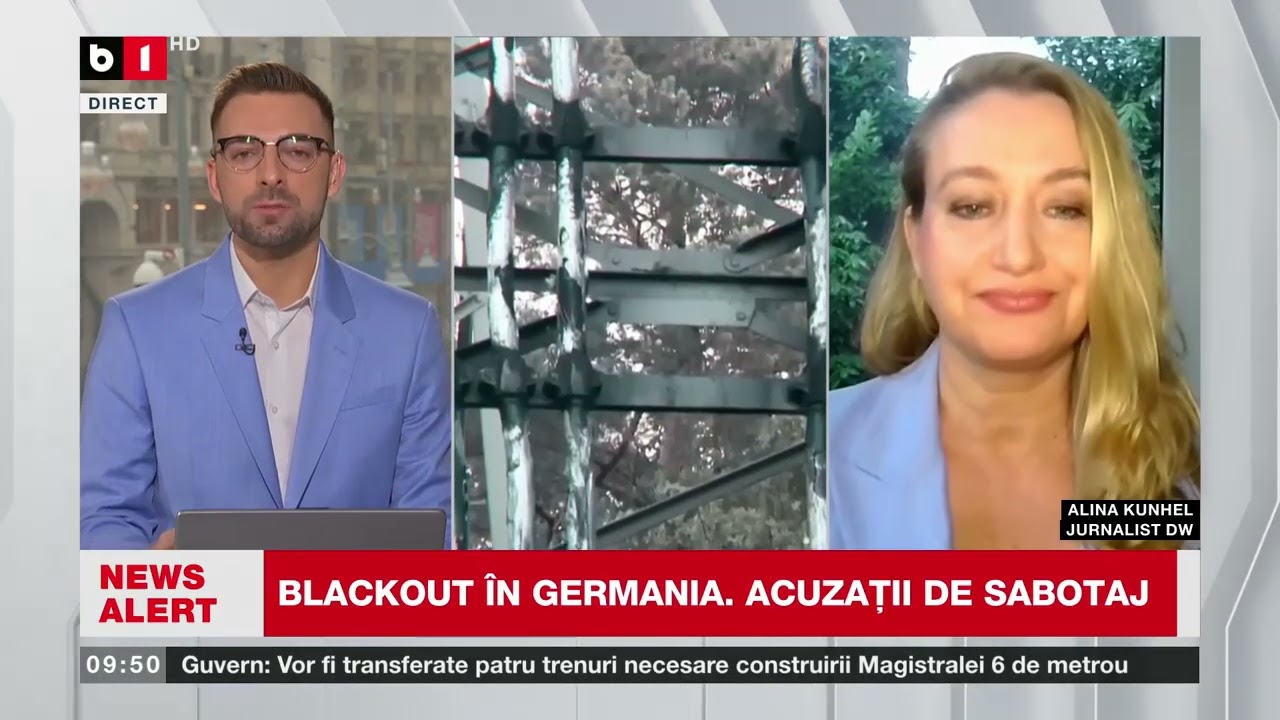 A. KUHNEL, DW, DESPRE BLACKOUT ÎN GERMANIA. ACUZAȚII DE SABOTAJ_Știri B1TV_6 febr. 2026