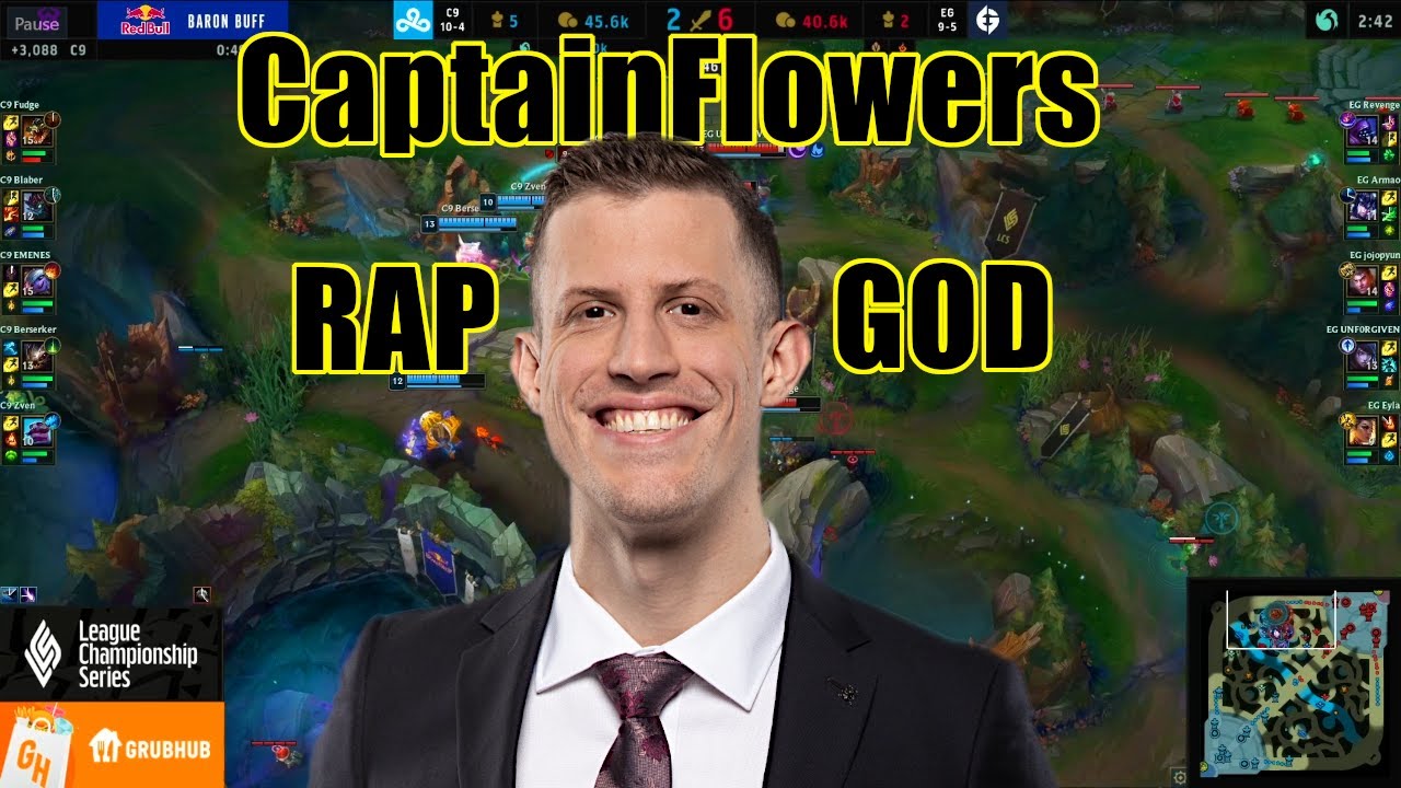 CaptainFlowers RAP GOD casting C9 vs EG