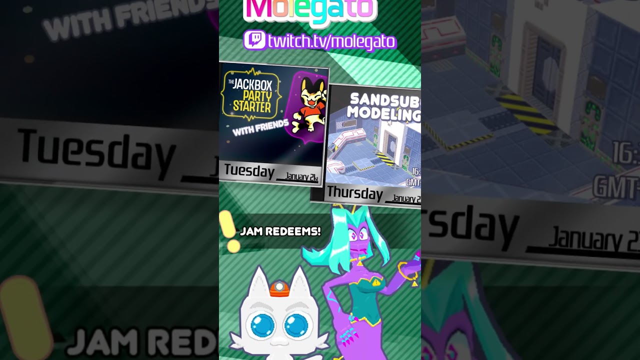 Here's to a new week of streams! ⛏️🧡 #lowpoly #vtuber #stream