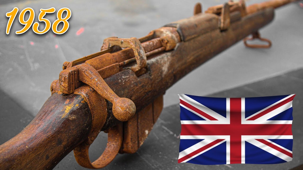 Restoration of a very rusty 1958 Rifle | Lee Enfield Restoration | Gun Restoration