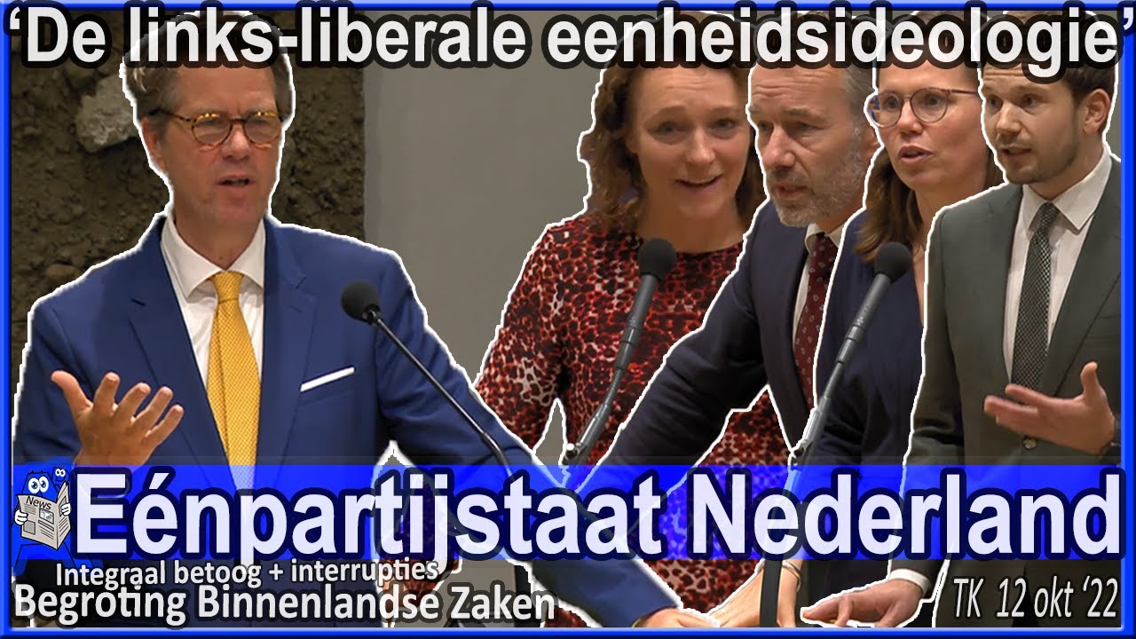 Martin Bosma 'Links-radicalen worden per strekkende meter het Openbaar Bestuur in geparachuteerd' TK